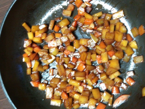 ルタバガの醤油炒め